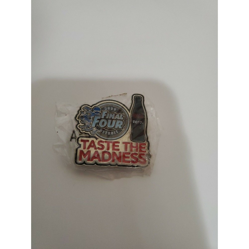 2009 FINAL FOUR Detroit GAME DAY Lapel Pin COCA COLA ZERO Sealed Collector VG !